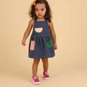 Mon Coeur baby pinafore dress Jumper Size 9-12 Months